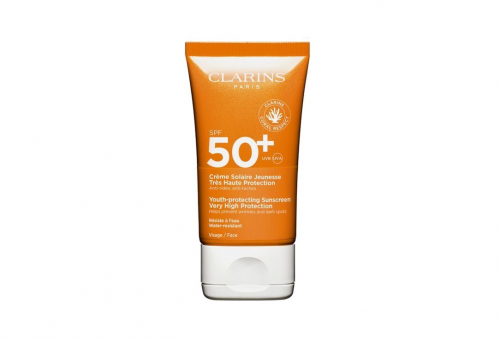 CLARINS Creme Solaire Jeunesse Солнцезащитный крем для лица против морщин SPF 50+, 50 мл.