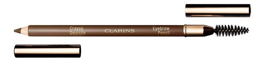Clarins Crayon Sourcils Карандаш для бровей, Тон 03 - soft blond, 1,1 гр. Тестер с прозрачными колпачками