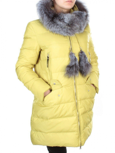 91577 YELLOW Пальто зимнее женское (200 гр. холлофайбера) размер 40 российский