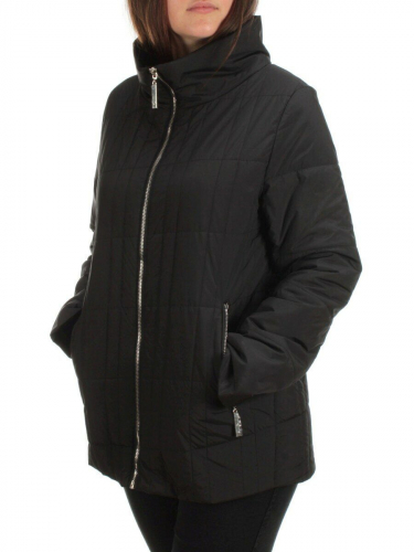 22340 BLACK Куртка демисезонная женская (80 гр. синтепон) размер S - 46 российский
