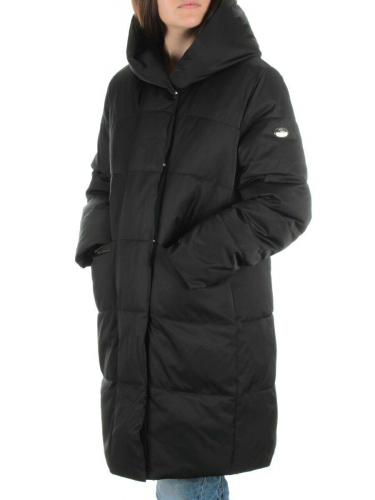 22368 BLACK Куртка зимняя женская (200 гр. холлофайбера) размер 50