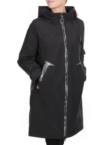 M-5199 BLACK Куртка демисезонная женская CORUSKY (100 гр. синтепон) размер 48