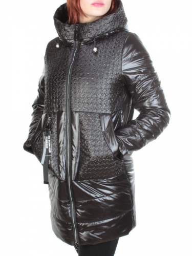 167 BLACK Куртка демисезонная женская ROVITHI (100 гр.синтепона) размер M - 44 российский