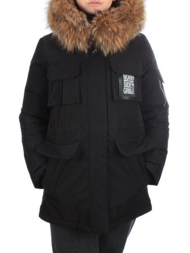 8097 BLACK Куртка зимняя женская JARIUS (200 гр. холлофайбера) размер XL - 48 российский
