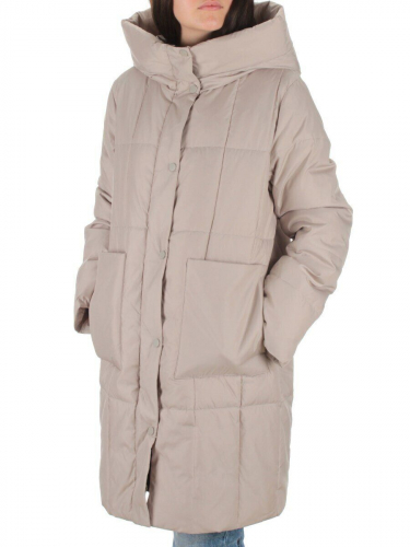 22342 BEIGE Куртка зимняя женская (150 гр. холлофайбера) размер 46