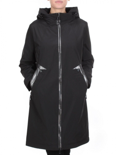 M-5199 BLACK Куртка демисезонная женская CORUSKY (100 гр. синтепон) размер 48