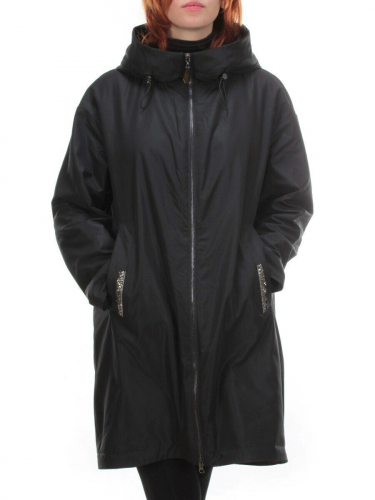 2122 BLACK Куртка демисезонная женская Parten (50 гр. синтепон) размер 48