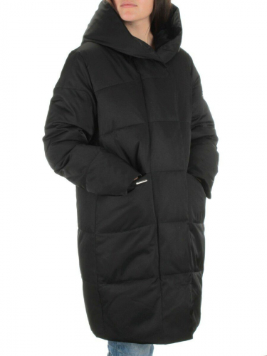 22368 BLACK Куртка зимняя женская (200 гр. холлофайбера) размер 50
