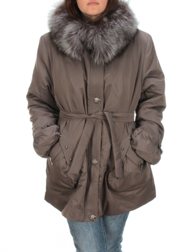 2012 GRAY Куртка зимняя женская с подстежкой (пух) размер 50идет на 44российский