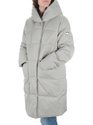 22368 BEIGE Куртка зимняя женская (200 гр. холлофайбера) размер 50