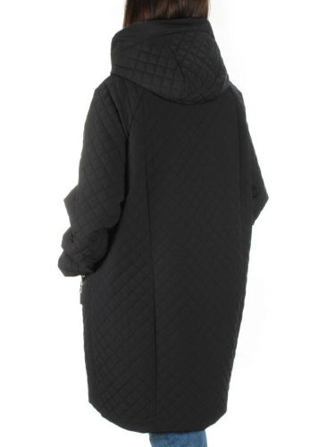23-131 BLACK Куртка демисезонная женская (100 гр. синтепон) размер 3XL - 52 российский
