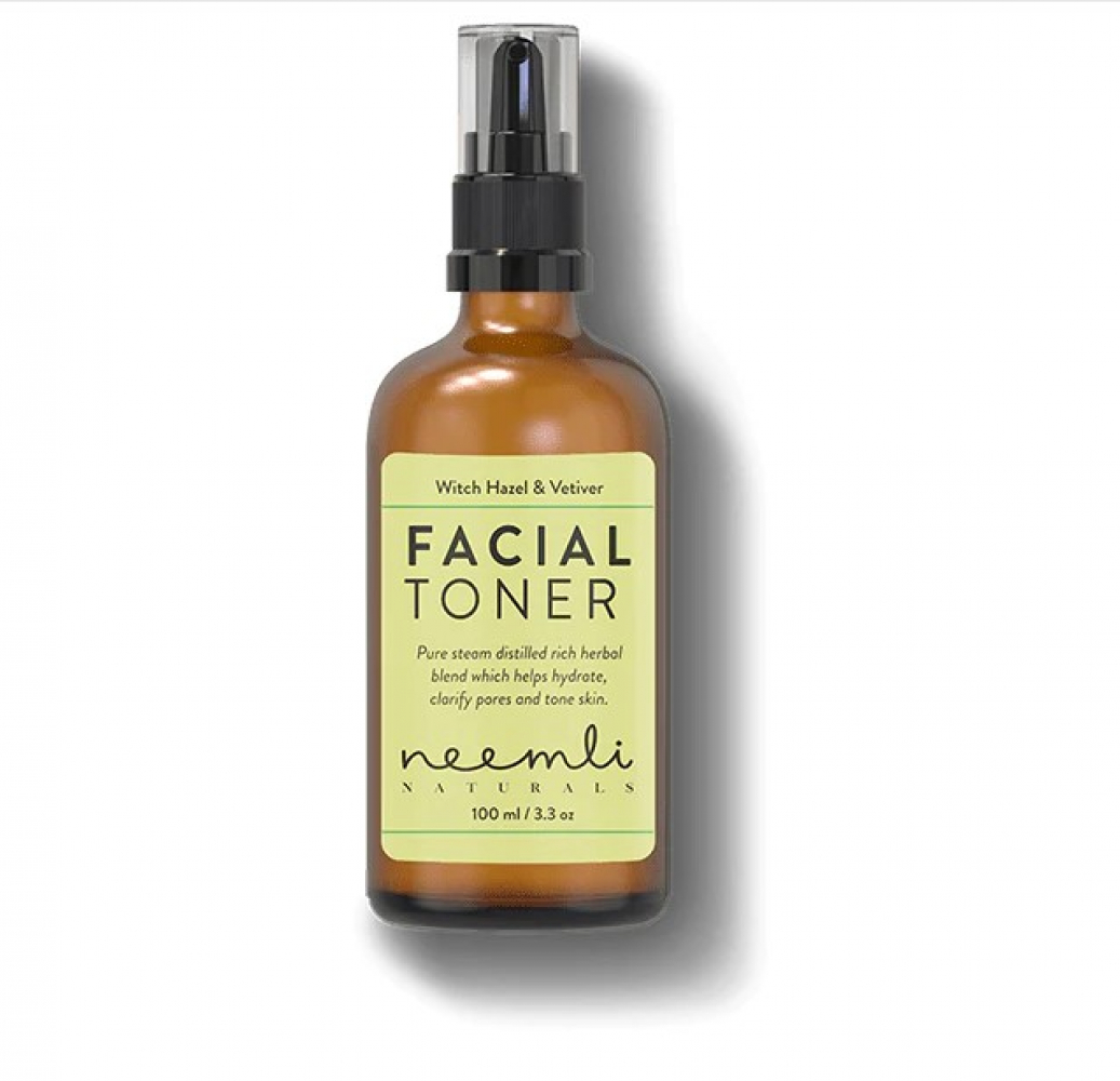 NEEMLI NATURALS Witch Hazel & Vetiver Pore Refining Facial Toner Очищающий поры тонер для лица с гидралатами гамамелиса и ветивера 100мл