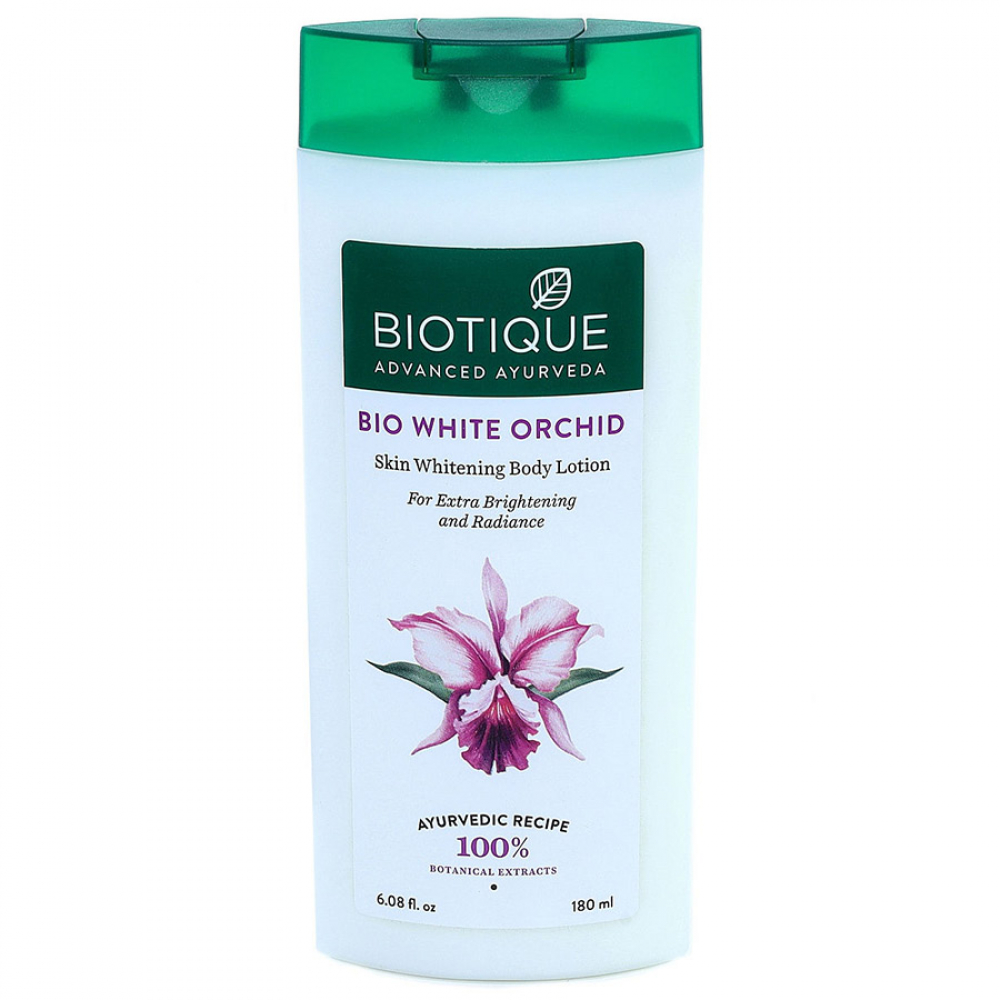BIOTIQUE White Orchid Body Lotion Лосьон для тела с экстрактом белой орхидеи 180мл