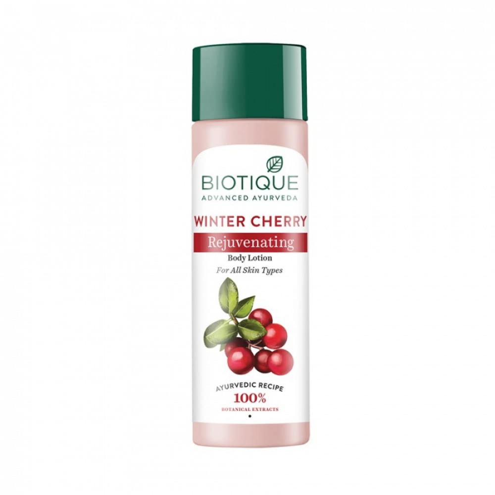 BIOTIQUE Winter Cherry Rejuvenating Body Lotion Восстанавливающий и питательный лосьон для тела