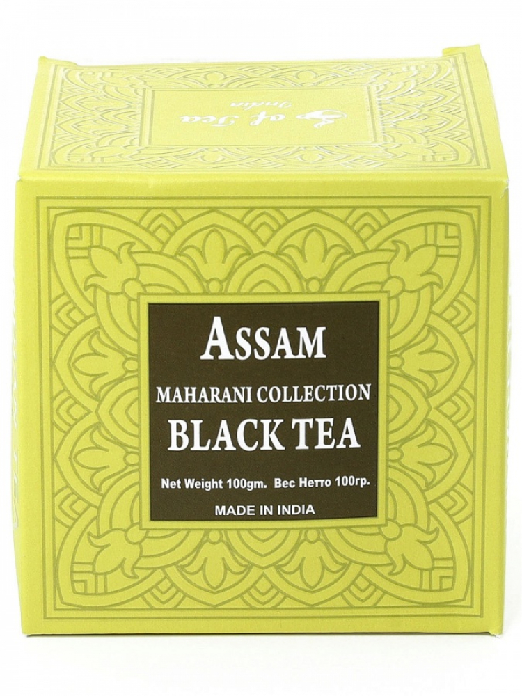 BHARAT BAZAAR Assam Maharani Collection Black Чай Ассам Махарани черный крупный лист 100г