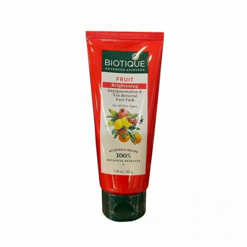 BIOTIQUE Bio fruit face pack Маска для лица на основе фруктовых соков 50г