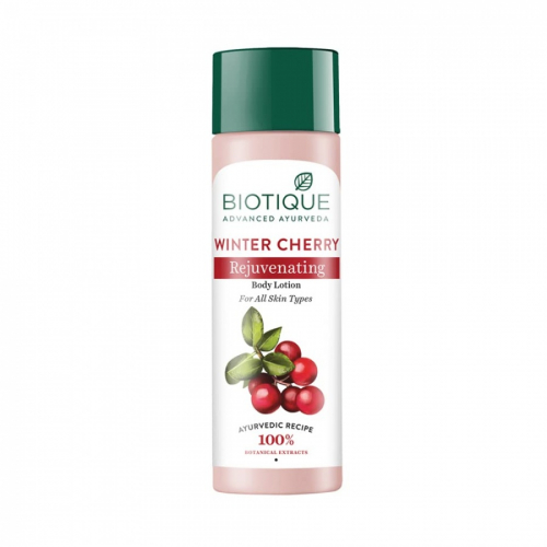 Biotique Winter Cherry Rejuvenating Body Lotion Восстанавливающий и питательный лосьон для тела 