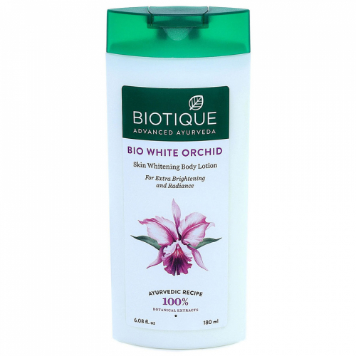 BIOTIQUE White Orchid Body Lotion Лосьон для тела с экстрактом белой орхидеи 180мл