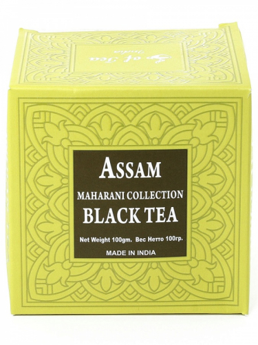 Bharat Bazaar Чай Ассам Махарани черный крупный лист Assam Maharani Collection Black 100г