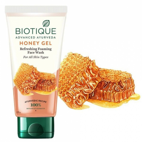 BIOTIQUE Morning Nectar Moisturizing Face Wash Увлажняющий и питательный гель для умывания с аюрведическими травами 150мл