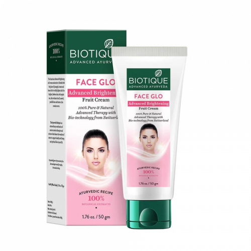 BIOTIQUE Face glo advanced fruit cream Крем для лица на основе фруктовых соков 50г