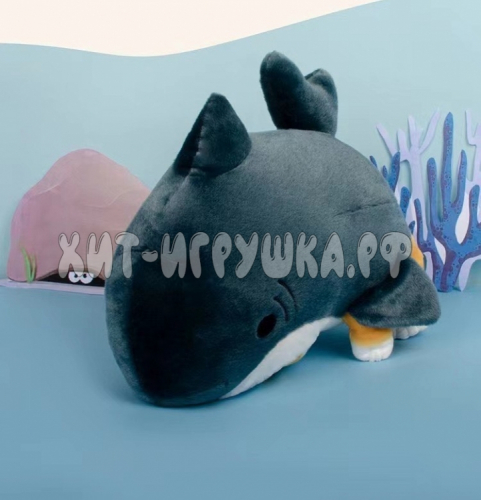 Мягкая игрушка Котик в костюме акулы 20 см 230602-1, 230602-1