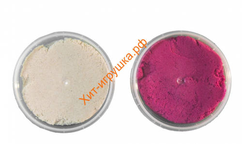 Космический песок МИКС песочный,  розовый + формочка (2 по 150 г) KP015SP, KP015SP