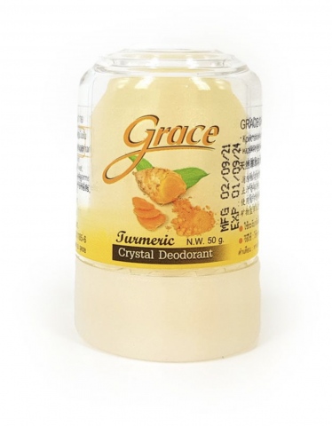 Кристаллический натуральный антибактериальный дезодорант Грейс - Куркума, 70 гр