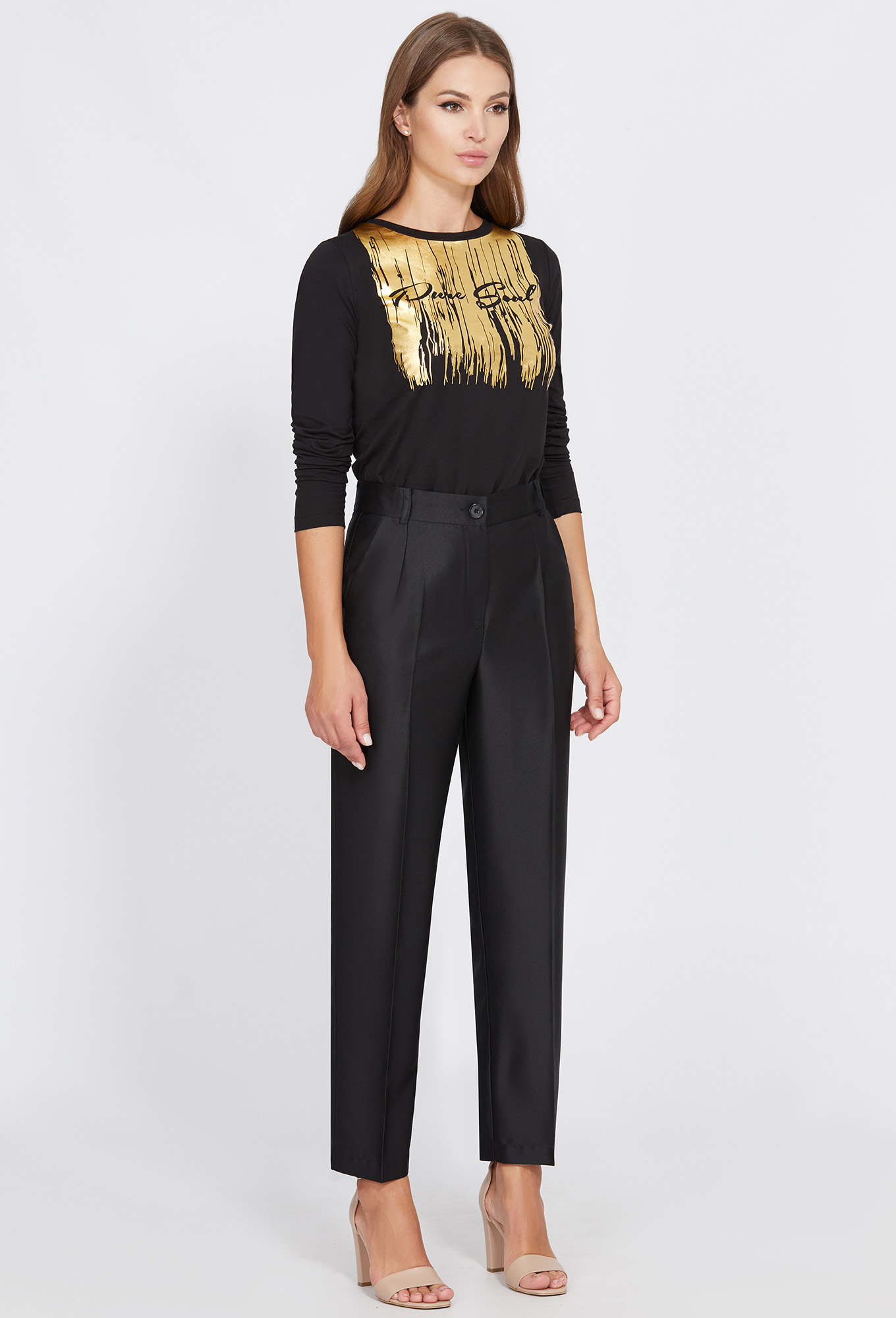 ст. цена1999руб.! Брюки Solei 3845 черный