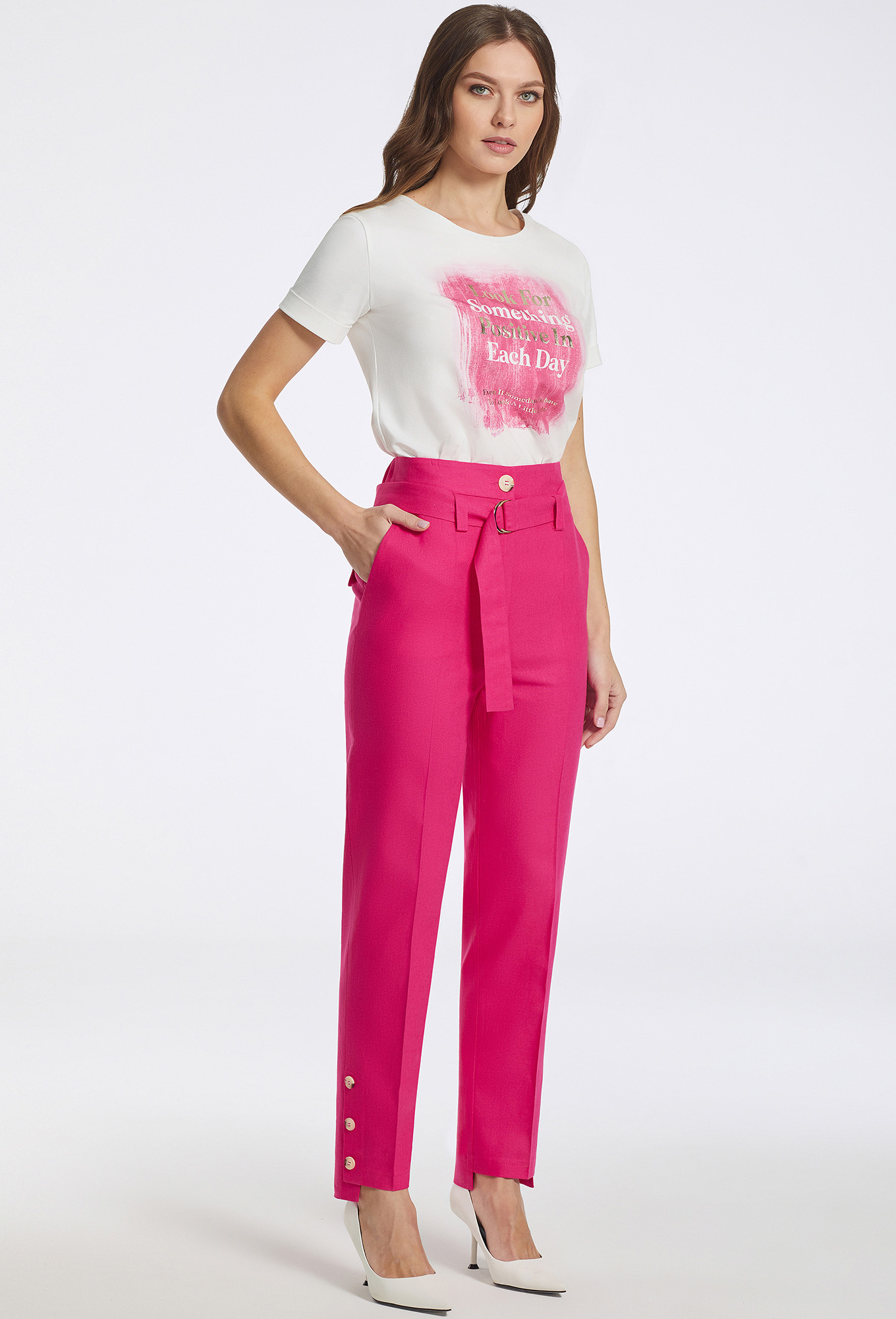 ст. цена1999руб.! Брюки Bazalini 4674 фуксия