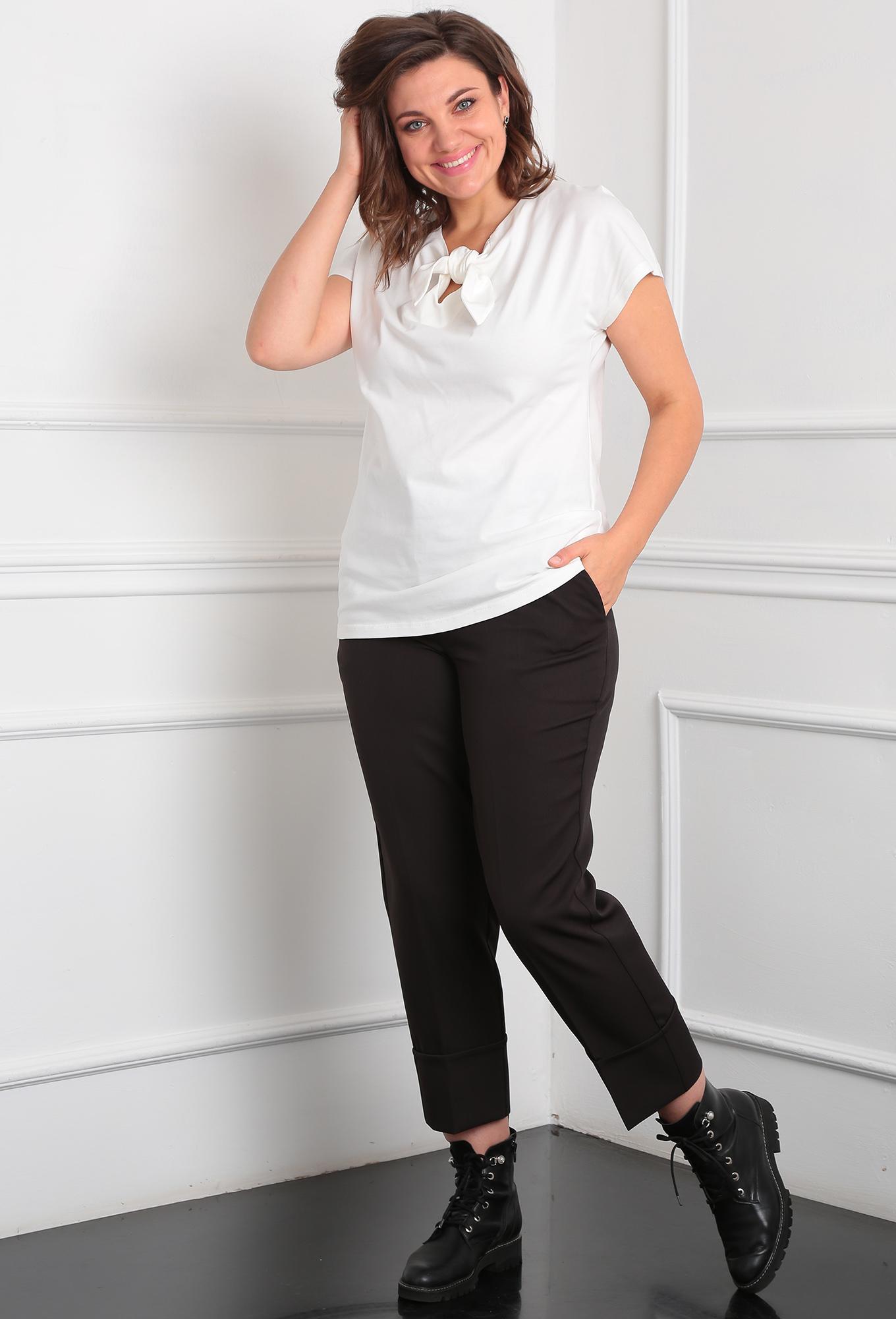 ст. цена1799руб.! Брюки Lady Line 529Бр черный