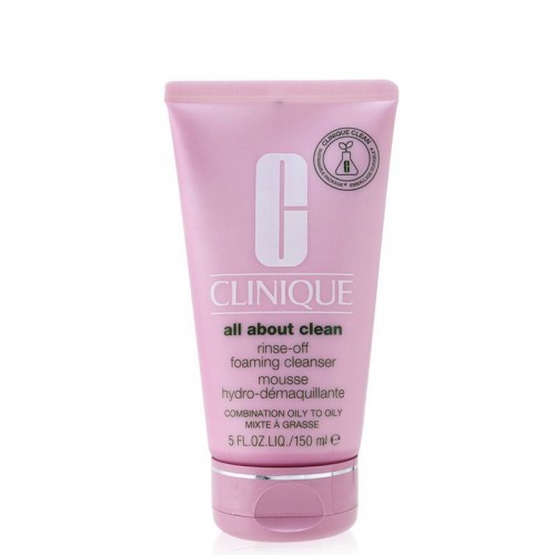 CLINIQUE rinse-off foaming cleanser пенка для снятия макияжа, 150 мл. 
