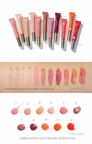 Clarins Natural Lip Perfector Блеск для губ Тон 07 toffee pink shimmer, 12 мл.