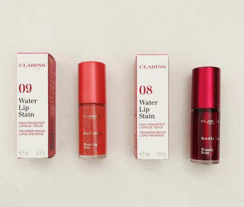 Clarins Water Lip Stain Пигмент для губ, Тон 08, 09, 7 мл.