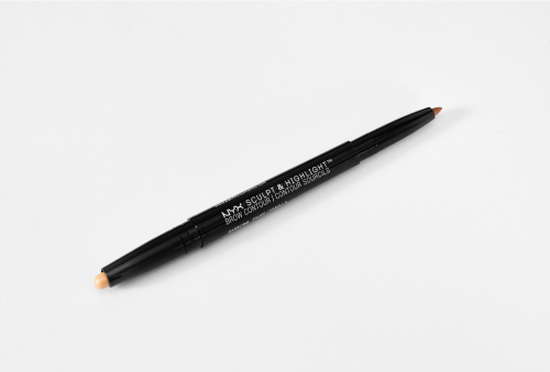 NYX Professional Makeup Средство для контуринга бровей: хайлайтер + карандаш. SCULPT & HIGHLIGHT BROW CONTOUR, Тон 02,TAUPE/ VANILLA, 0,16 г.