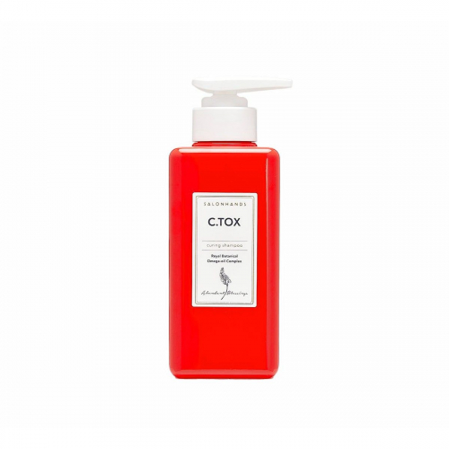 SALONHANDS c.tox curing shampoo осстанавливающий шампунь для волос, 400 мл.