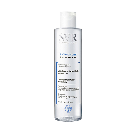 SVR physiopure eau micellaire мицеллярная вода, 200 мл.