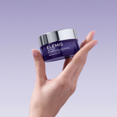 Elemis Peptide4 Plumping Pillow Facial Sleep Mask Ночная маска для лица против заломов от подушки, 50 мл. 