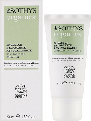 Sothys Revitalising hydrating emulsion Увлажняющая и восстанавливающая эмульсия для лица, 50 мл. 