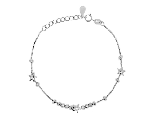 Браслет из серебра без вставки, ТФБ-89