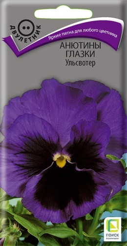 Цветы Анютины глазки Ульсвотер 0,2 г ц/п Поиск (двул.)