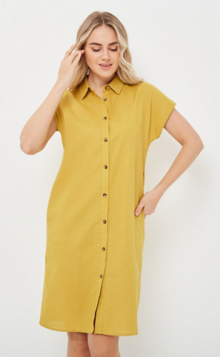 Платье F212-0322-1 mustard Fine Joyce