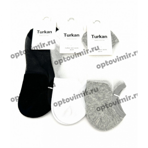 Носки женские Turkan укороченные вставка капрон 1079
