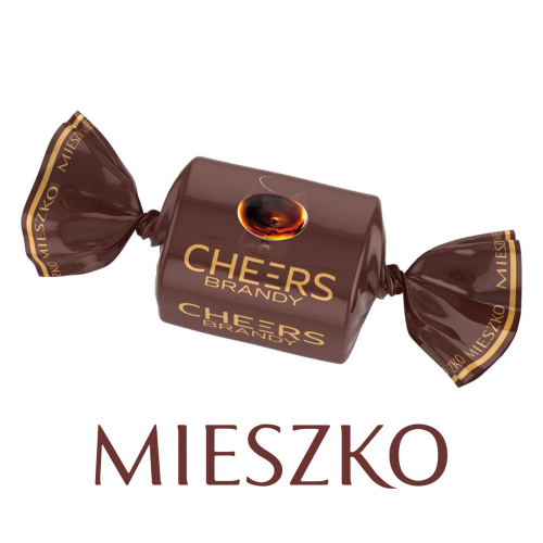 Конфеты BRANDY CHEERS темном шоколаде со вкусом бренди, Mieszko