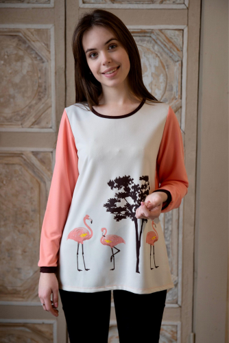 Блуза Фламинго Арт. 1189