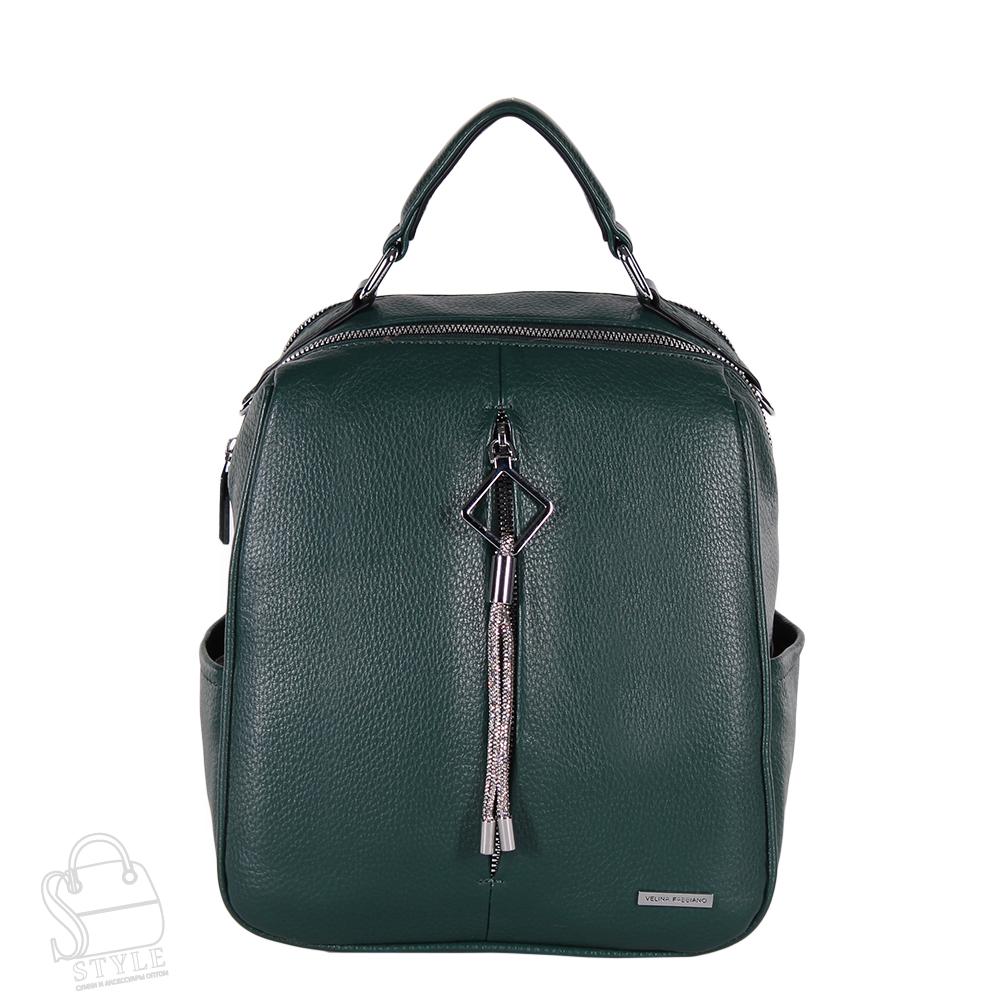 Рюкзак женский 69088-1 green Velina Fabbiano/30