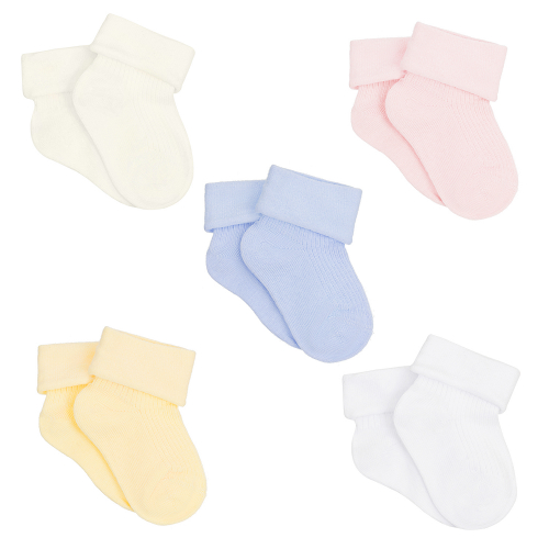 Носки для малышей однотонные хлопковые Д-107