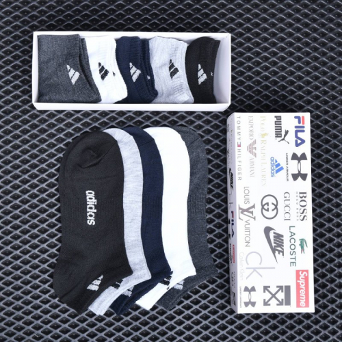 Подарочный набор мужских носков Adidas р-р 42-48 (5 пар) арт 3693