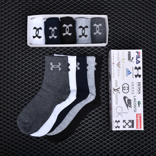 Подарочный набор мужских носков Under Armour р-р 42-48 (5 пар) арт 3810
