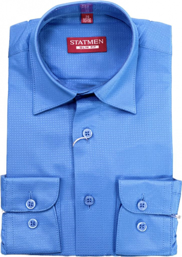 Рубашка для мальчика STATMEN арт.9.7078 синий